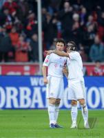 Fussball 1. Bundesliga : Mark van Bommel, Martin Demichelis (v. li., FCB)