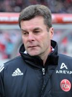 Fussball 1. Bundesliga : Trainer Dieter Hecking (1 FC Nuernberg)