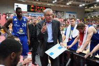 Basketball 1. Bundesliga 14/15 Hauptrunde:  Walter Tigers Tuebingen - FRAPORT SKYLINERS