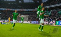 Fussball, 1. Bundesliga  Saison 2014/2015: Werder Bremen - Hertha BSC Berlin