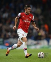 FUSSBALL  CHL  Saison 2013/2014: Olivier Giroud (Arsenal)