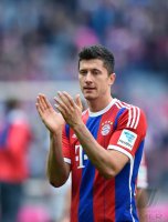 Fussball 1. Bundesliga Saison 14/15: FC Bayern Muenchen - Eintracht Frankfurt