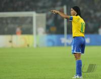 FUSSBALL  Olympia 2008   Halbfinale  Maenner   Argentinien - Brasilien