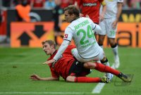 Fussball 1. Bundesliga, Saison 2012/2013:  Bayer 04 Leverkusen - Borussia Moenchengladbach