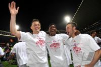 FUSSBALL  International CHL 09/10: Olympique lyon - FC Bayern  Muenchen