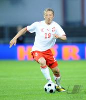 Fussball International Laenderspiel Polen - Mazedonien