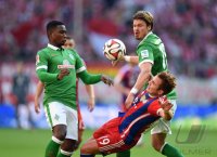 Fussball 1. Bundesliga Saison 14/15: FC Bayern Muenchen - Werder Bremen