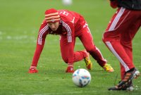 Fussball 1. Bundesliga: Training beim FC Bayern Muenchen