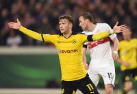 Fussball DFB Pokal Viertelfinale 15/16: Marco Reus (Borussia Dortmund) jubelt