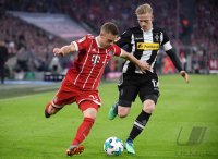 Fussball  1.Bundesliga   Saison 17/18: FC Bayern Muenchen - Borussia Moenchengladbach