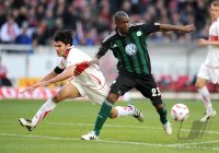 Fussball 1. Bundesliga : VfB Stuttgart - VfL Wolfsburg