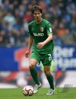 Fussball, 1. Bundesliga  Saison 2014/2015: Hamburger SV - FC Augsburg