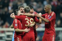 Fussball CHL  Saison 2011/2012:  FC Bayern Muenchen - SSC Neapel