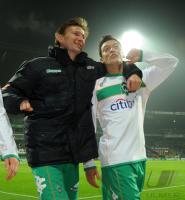 FUSSBALL 1. BUNDESLIGA: Bremen - Wolfsburg