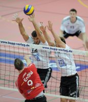 Volleyball  1. Bundesliga  10/11:  ENBW TV Rottenburg - VfB Friedrichshafen