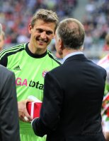 Fussball 1. Bundesliga, Saison 2011/2012:  Torwart Hans Joerg Butt (FC Bayern Muenchen)