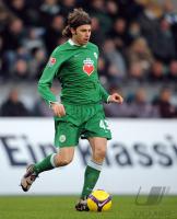 FUSSBALL 1. BUNDESLIGA: Wolfsburg, BARZAGLI Einzelaktion