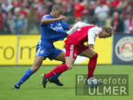 Fussball 1. Bundesliga: Muenchen-Schalke, Zweikampf