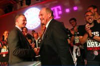Fussball Champions Party 2013: FC Bayern Muenchen nach dem Gewinn des Triple