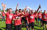 Fussball Relegation zur Oberliga, Rueckspiel 21/22: FC Holzhausen - FC Denzlingen