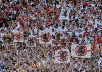 Fussball 1. Bundesliga : FC Bayern Muenchen Fanprotest