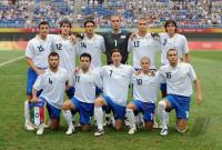 FUSSBALL  Olympia 2008   Vorrunde  Maenner Kamerun - Italien