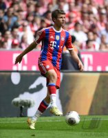 Fussball, 1. Bundesliga  Saison 2013/2014: Thomas Mueller (FC Bayern Muenchen)