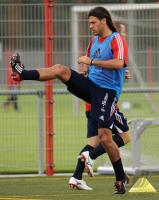 Fussball 1. Bundesliga: Training beim FC Bayern Muenchen