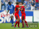 Fussball 1. Bundesliga: Schalke - Hannover, Jubel Hannover