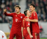 Fussball 1. Bundesliga : VfB Stuttgart - FC Bayern Muenchen