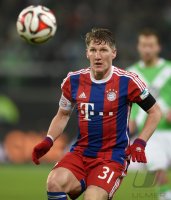 Fussball, 1. Bundesliga  Saison 2014/2015: VfL Wolfsburg - FC Bayern Muenchen