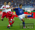 FUSSBALL Weltmeisterschaft Spielszene Japan vs. Tuerkei Achtelfinale