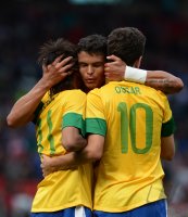 FUSSBALL Olympia 2012 Maenner: Brasilien - Weissrussland