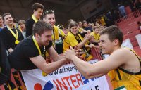 Basketball 1. Bundesliga  13/14: Walter Tigers Tuebingen - Artland Dragons