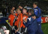 Fussball CHL  Achtelfinale:  JUBEL SCHALKE