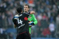 FUSSBALL 1. Bundesliga  LEHMANN  und  Boulahrouz (VfB Stuttgart)