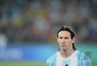 FUSSBALL  Olympia 2008  Halbfinale Maenner Argentinien MESSI