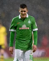 Fussball, 1. Bundesliga  Saison 2014/2015: SV Werder Bremen - Borussia Dortmund