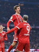 Fussball  1.Bundesliga   Saison 17/18: FC Bayern Muenchen - Hannover 96