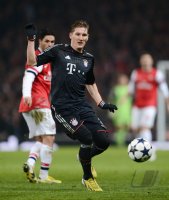 FUSSBALL INTERNATIONAL CHL ACHTELFINALE 12/13: Bastian Schweinsteiger (FC Bayern Muenchen)