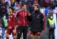 Fussball 1. Bundesliga Saison 21/22: FC Bayern Muenchen -  TSG 1899 Hoffenheim