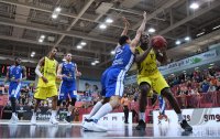 Basketball 1. Bundesliga 17/18 Hauptrunde: Walter Tigers Tuebingen - Fraport Skyliners Frankfurt