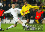 Fussball UCL: Dortmund - Moskau, Zweikampf