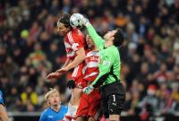 Fussball 1. BL Bayern-Hoffenheim; Zweikampf