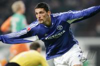 Fussball 1. Bundesliga: Schalke - Bremen, Jubel Schalke