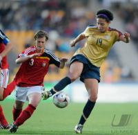 Fussball Frauen FIFA U 20  WM  2008   Halbfinale  USA - Deutschland