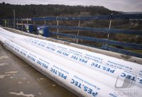 Neckartalbruecke der Bundesstrasse 32 ueber das Neckartal bei Horb