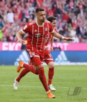 Fussball  1.Bundesliga   Saison 17/18: FC Bayern Muenchen - Borussia Moenchengladbach