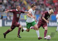 Fussball 1. Bundesliga  Saison 2010/2011: 1. FC Kaiserslautern - SV Werder Bremen
