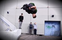 Parkour-Sport in Tuebingen